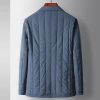Men's casual suits for autumn and winter 2022, with seamless inner lining of mulberry silk and cotton, are a trend of light luxury single-style warm jackets for young people details Picture